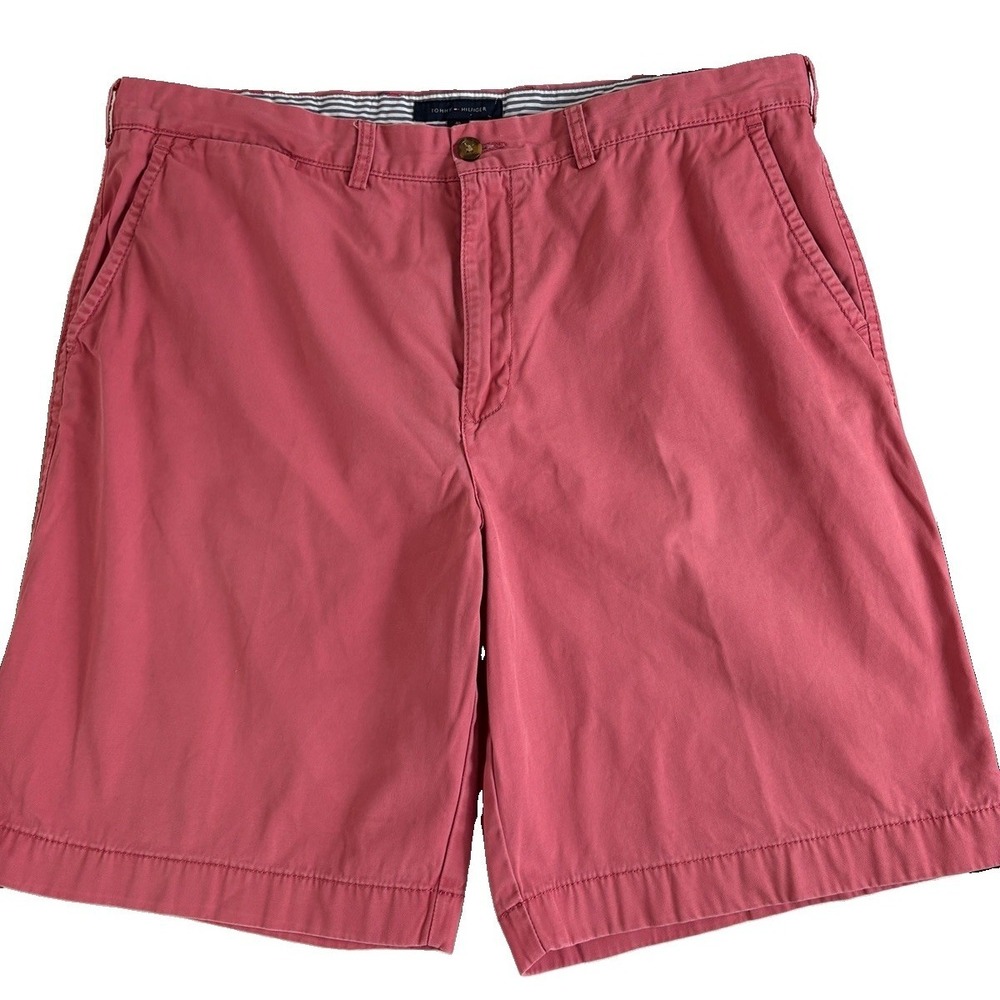 Tommy Hilfiger Nantucket Red Chino Shorts Mens 40x9.5 Preppy